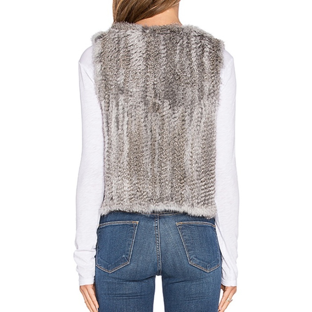 💕NWT 525 America Luxe fur vest💕 - Picture 3 of 7